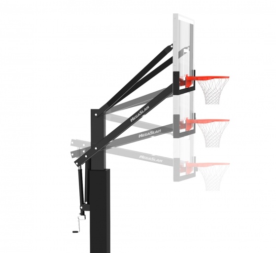 In-Ground Adjustable Basketball Hoops | Mega Slam Hoops