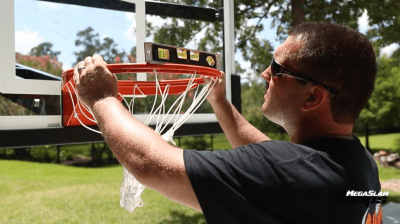 How to put a net on a basketball deals goal